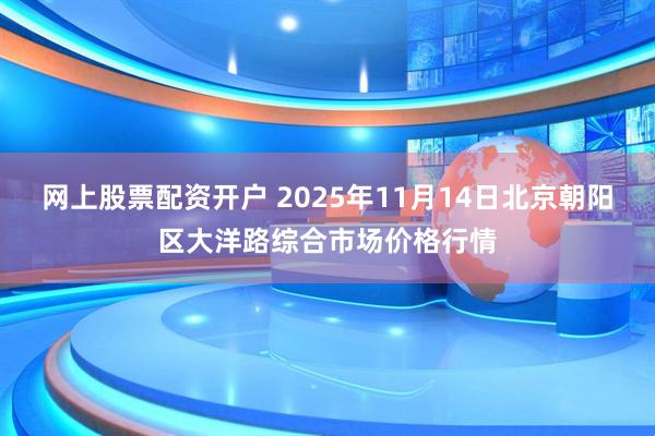 网上股票配资开户 2025年11月14日北京朝阳区大洋路综合市场价格行情
